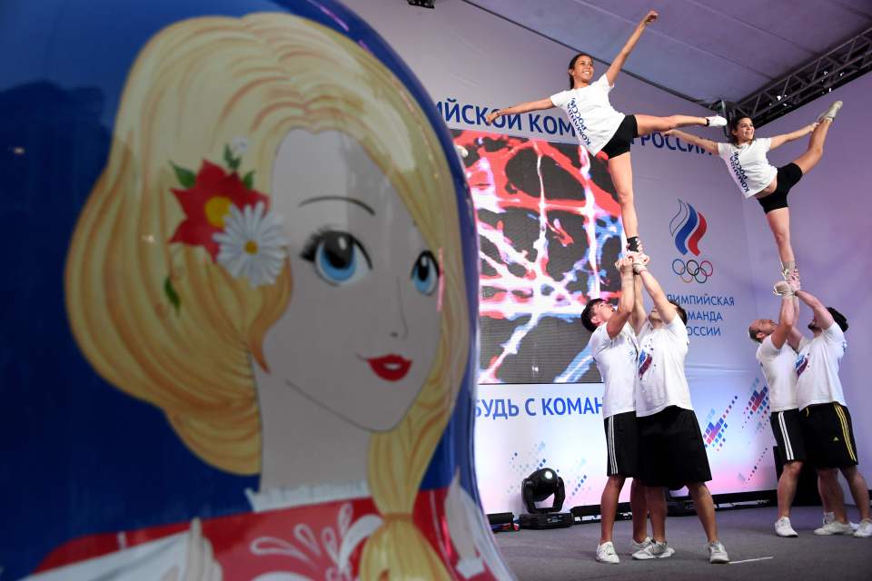 National icons made an appearance at opening ceremony for the country's athletes