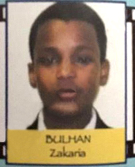 Zakaria Bulhan, 19, is accused of murdering retired American teacher in Russell Square on Wednesday evening 