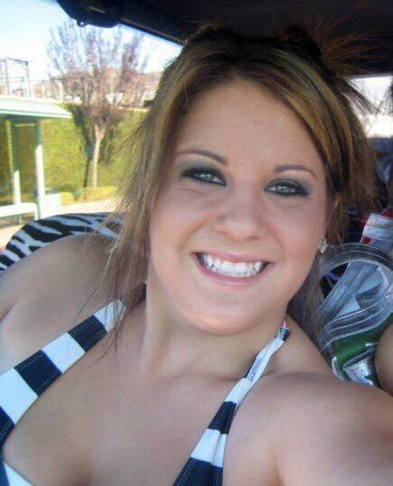 Brunette Carly at the age of 17