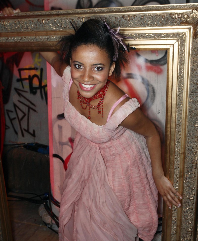 Larissa played a more straight-edged character 
