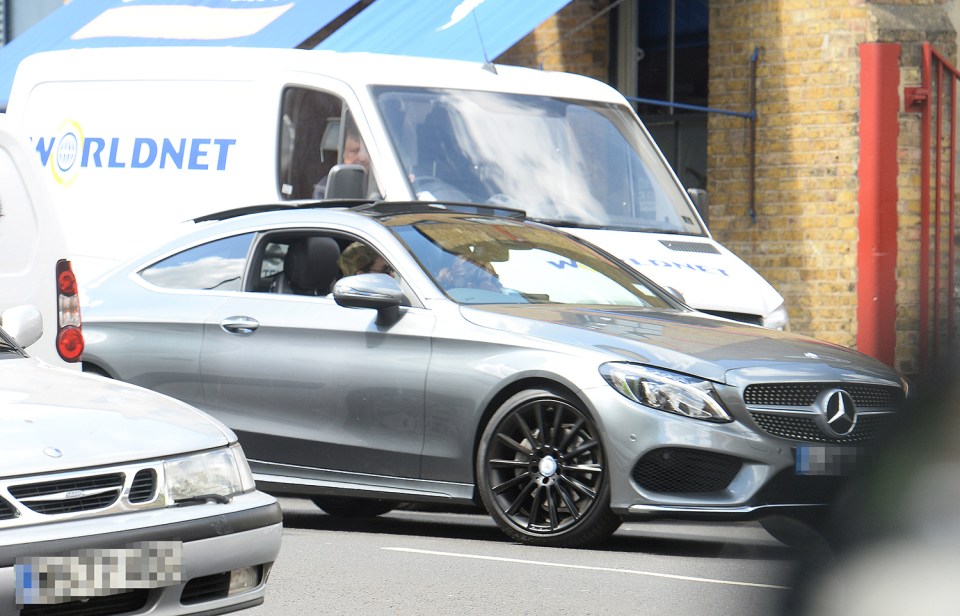 Brooklyn risked a fine and three points on his provisional licence as he practised driving in London