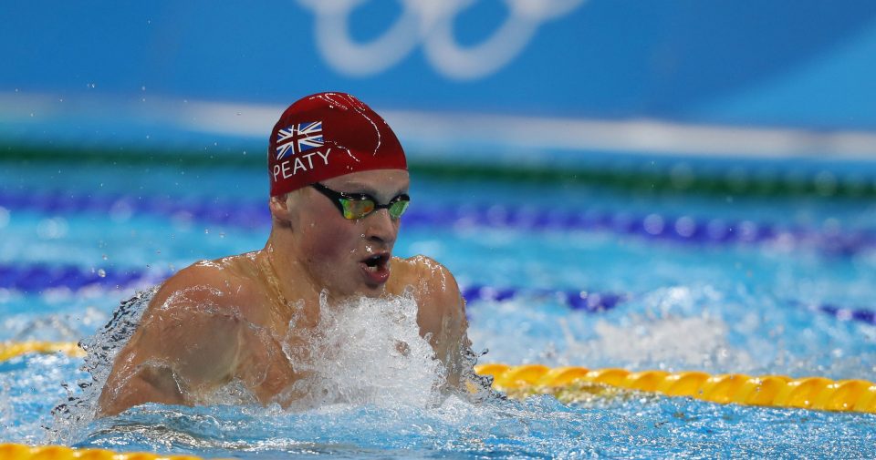 Peaty in full flow on his way to breaking the world record