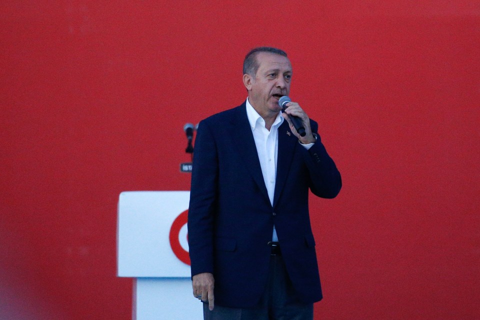 President Erdogan said he would back the reintroduction of the death penalty if it came before the parliament
