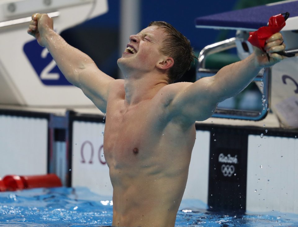 Adam Peaty cannot hold back the emotion as he dominated on the world stage