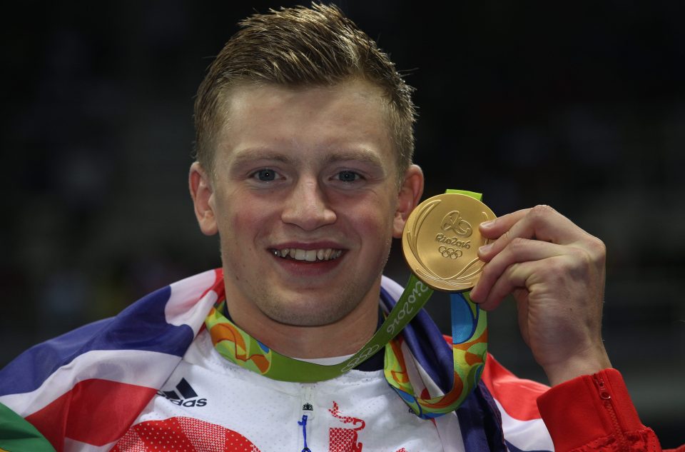 Peaty scooped GBs first gold of the Games by winning the mens 100 breaststroke