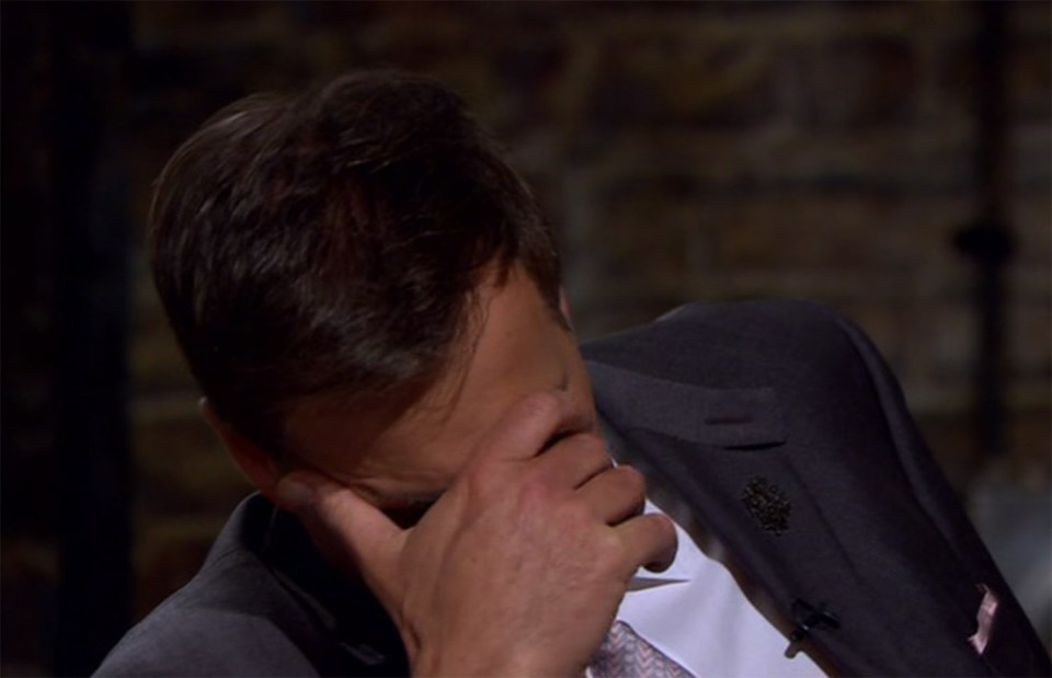 Peter Jones puts his head in his hands over the 'ridiculous' thimble