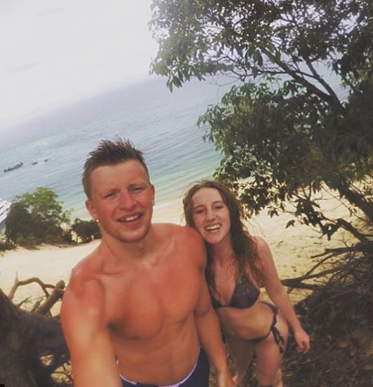 Girlfriend Anna Zair has posted these snaps of her and Adam Peaty previously on her Instagram page