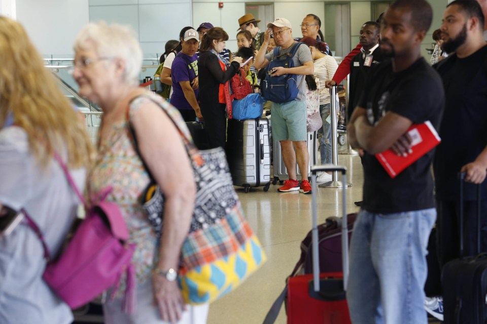 The Newark Liberty International Airport was one of the airports affected by the crash, with 300 flights cancelled