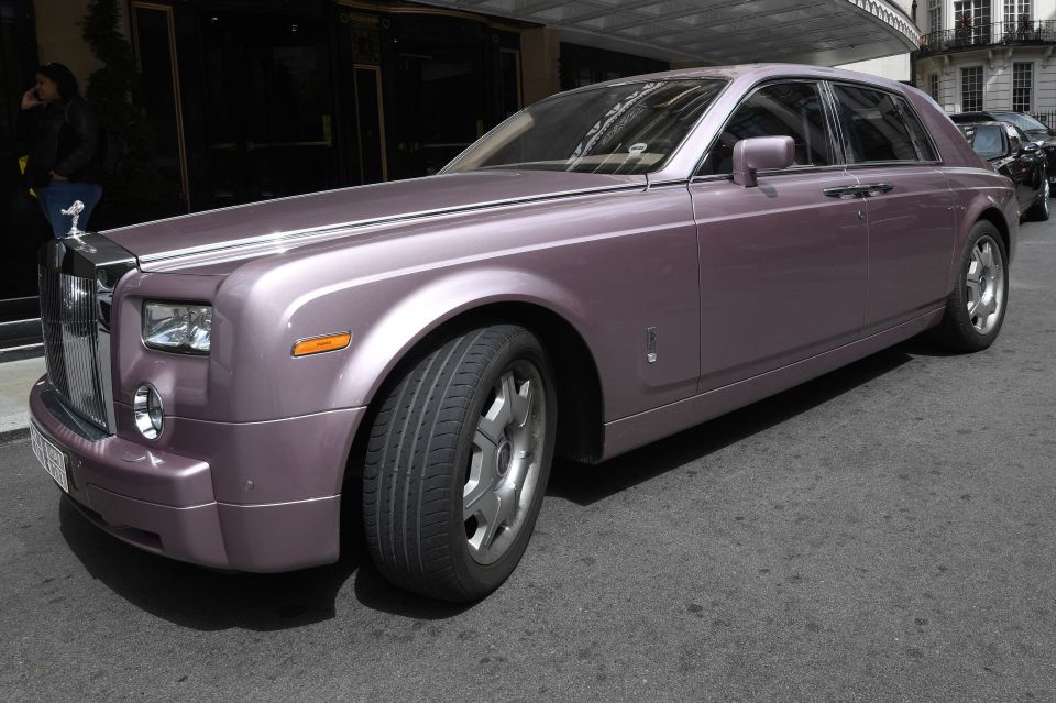 A Rolls Royce car with a Saudi Arabian number plate was spotted outside the hotel