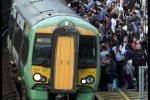 Crowds at Clapham Junction