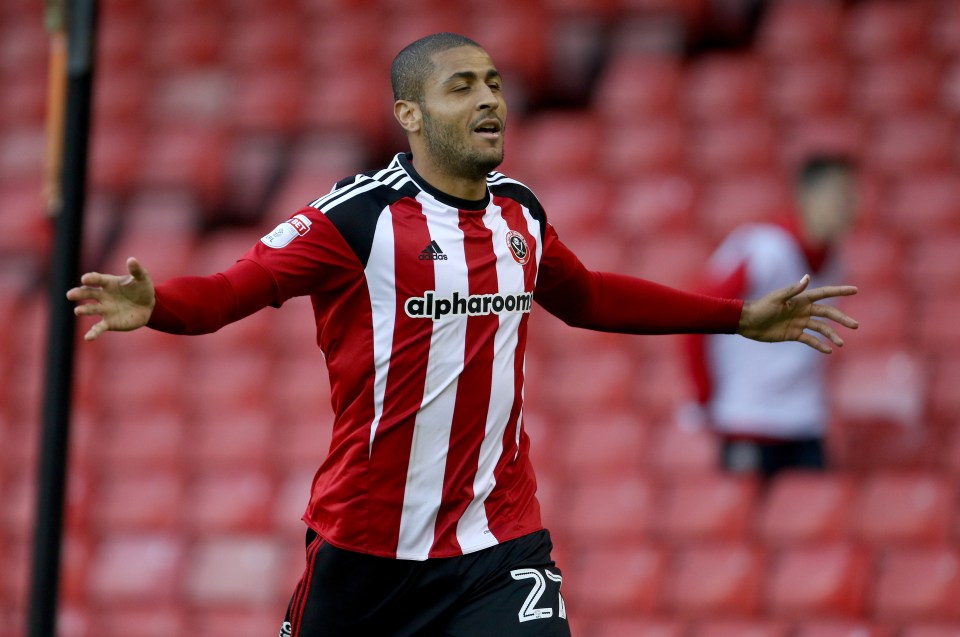 Sheffield United star Leon Clarke's dad had staggered around before getting on his bike following the punch