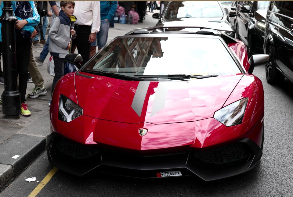 Qatar Registered Supercars in London
