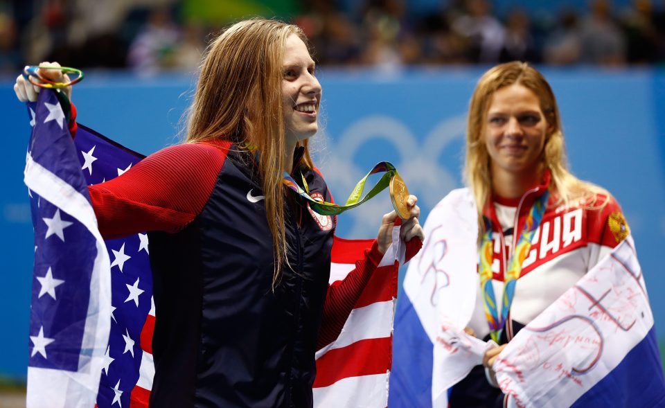 King had been critical of Gatlin and Russian drug cheat Yulia Efimova right)