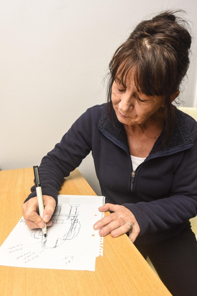Gill Guler and her husband were unable to go shopping because they couldn't lock their door