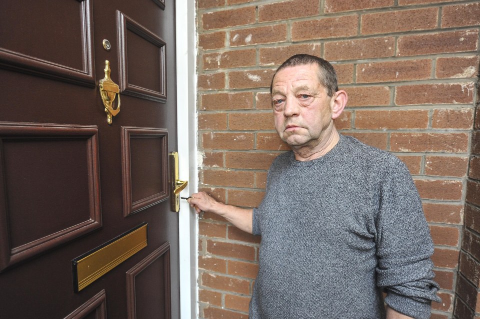 Terrence McCabe also had the locks on his door glued