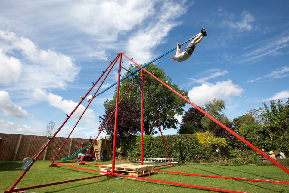Dad makes only 360 degree SWING