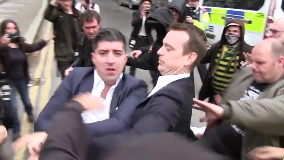 The brawl was captured on video last month