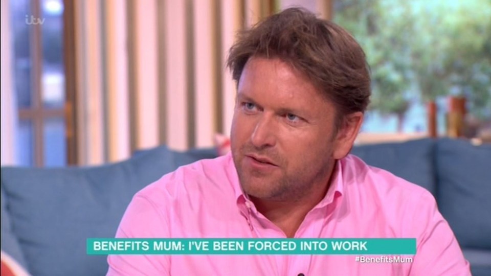 James asked Marie about her eight kids and her benefits