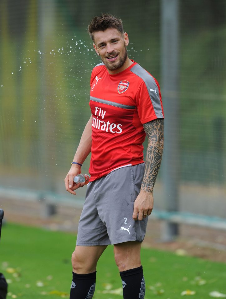 Mathieu Debuchy has been training with Arsenal, but his days appear to be numbered at The Emirates