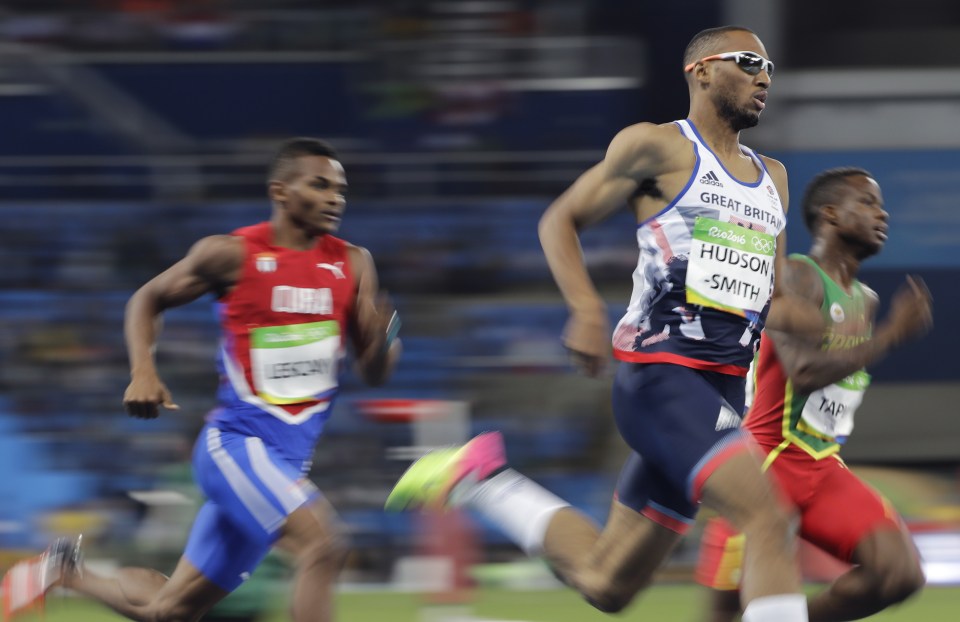 Matthew Hudson-Smith in action in Rio