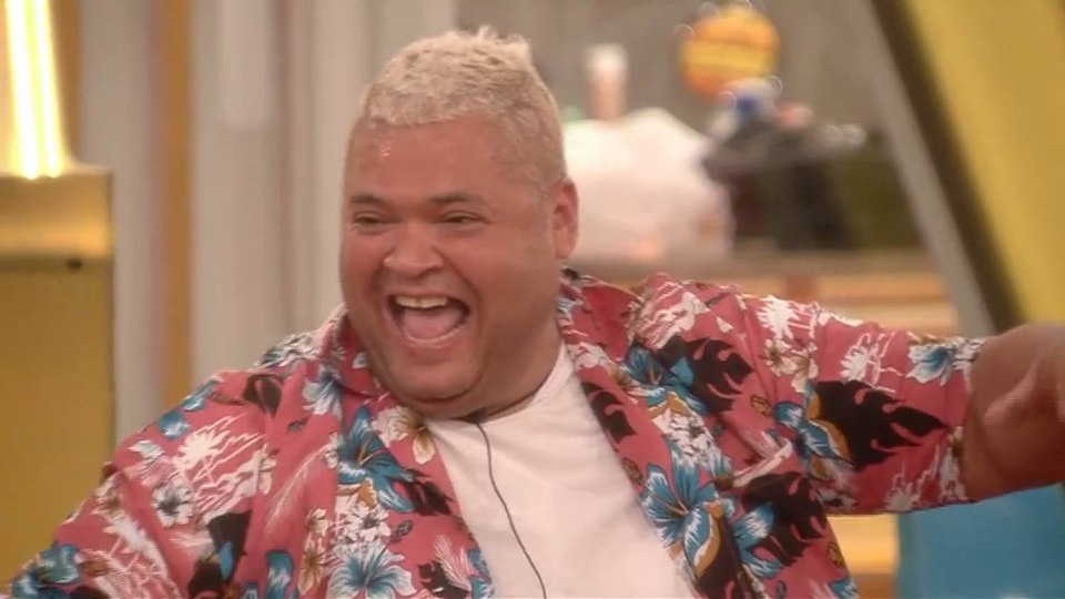 Heavy D tried to have as much of a laugh as possible in the house 