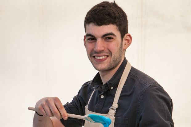 Michael is this year's youngest bake off contestant