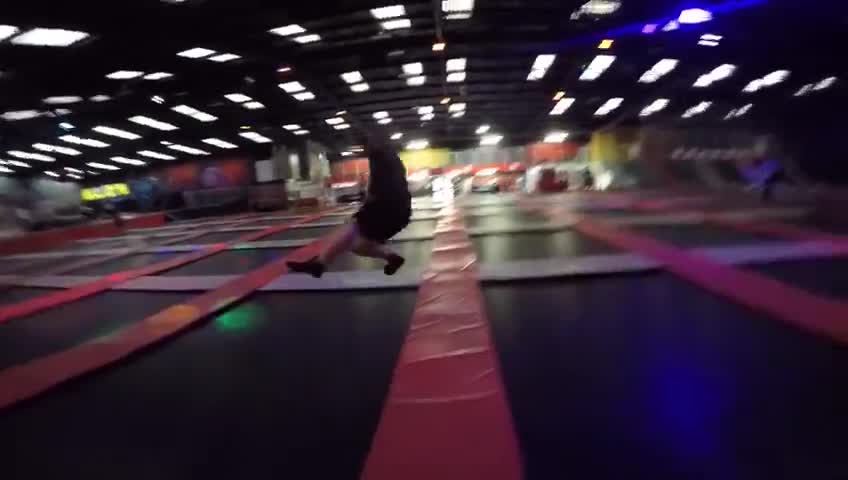 Raymond Wyse was bouncing on the trampoline when he "heard a snap"