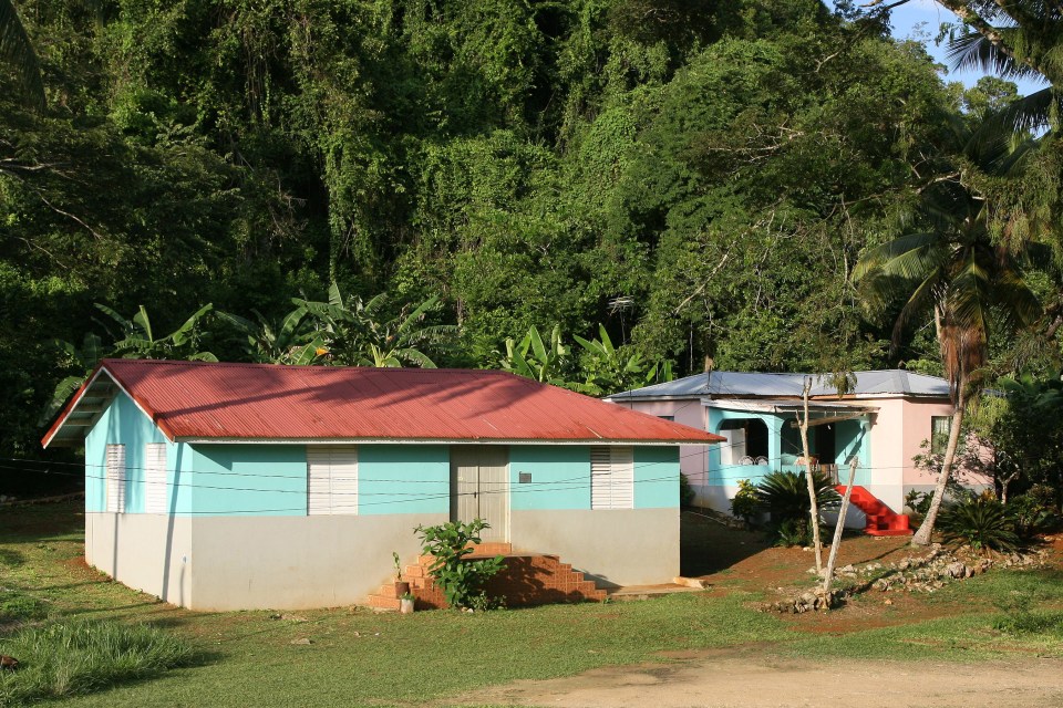 The sporting legend was taught at the yellow painted Waldensia Primary School, in the sleepy Trelawny parish