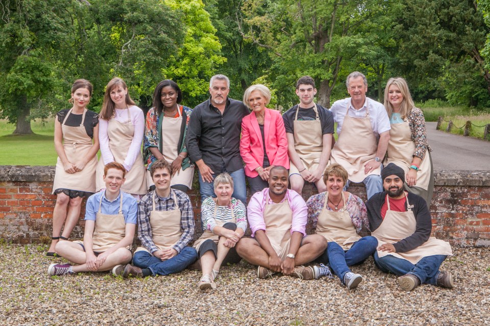 Benjamina pictured here with her fellow bakers