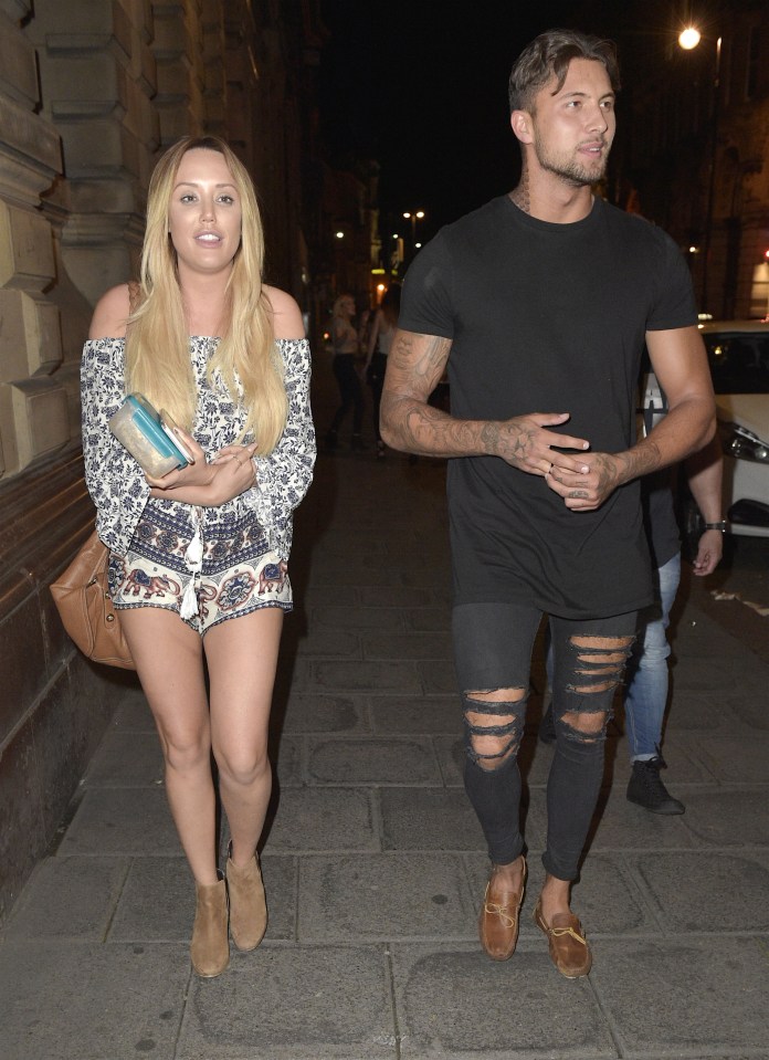 EXC - Charlotte Crosby and Brad Skelly Date Night in Newcastle