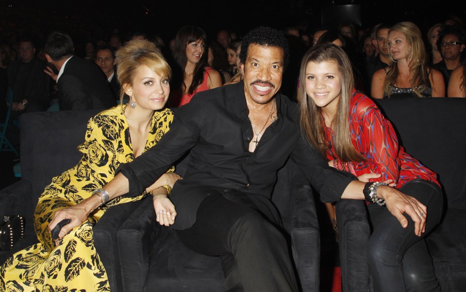 Sofia, Lionel and Nicole Richie