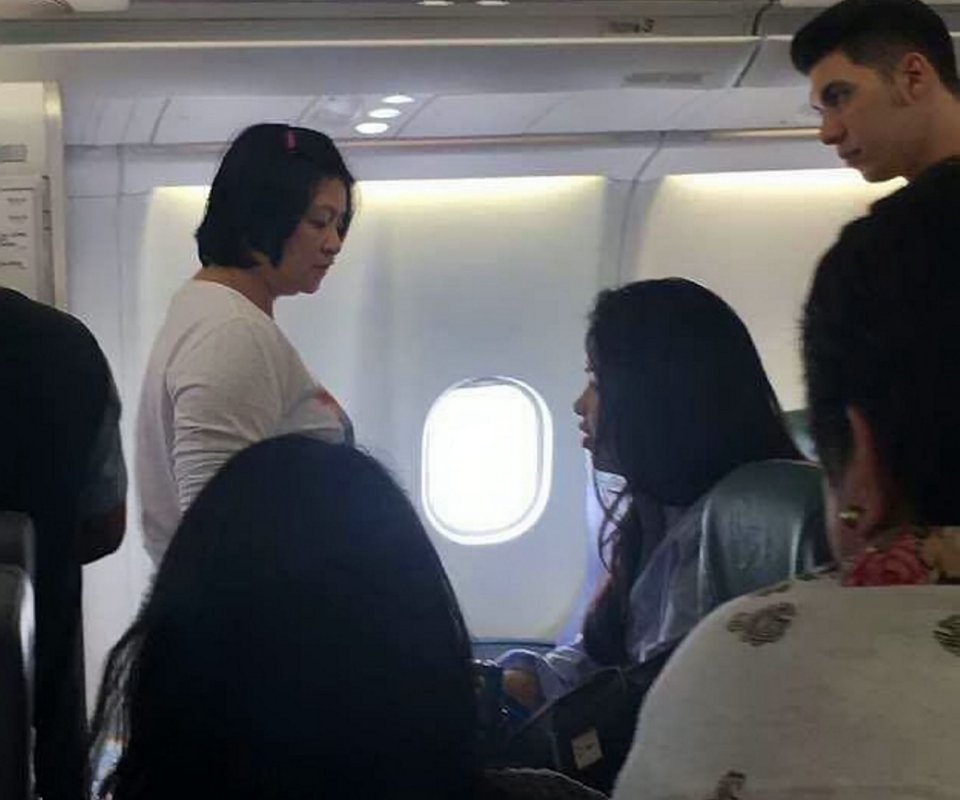 Staff on board made a call for medical professional and were lucky to find two nurses on the flight