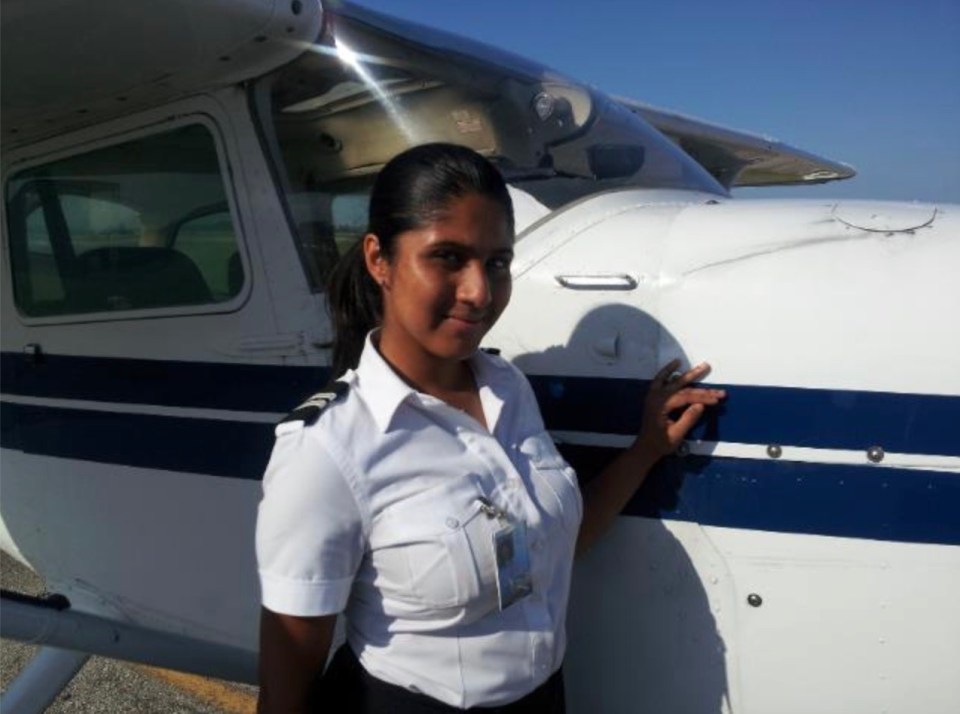 The trainee pilot sobbed as she was told she would not be going to jail