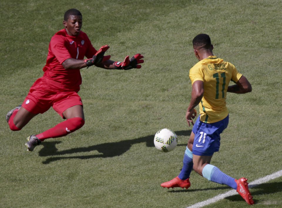 Gabriel Jesus slots home his second goal