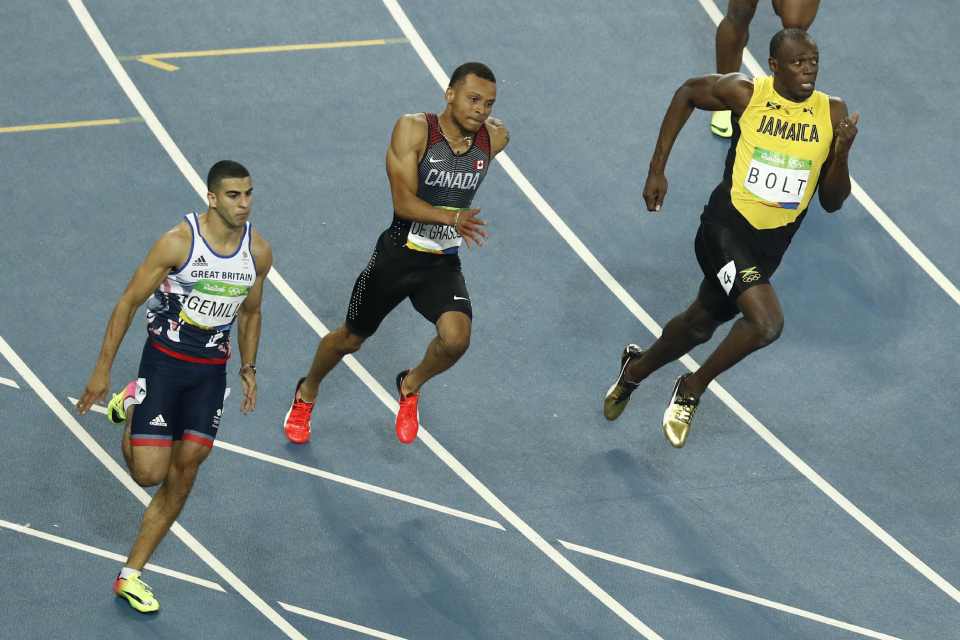 Britain's Adam Gemili also qualified for Thursday's final
