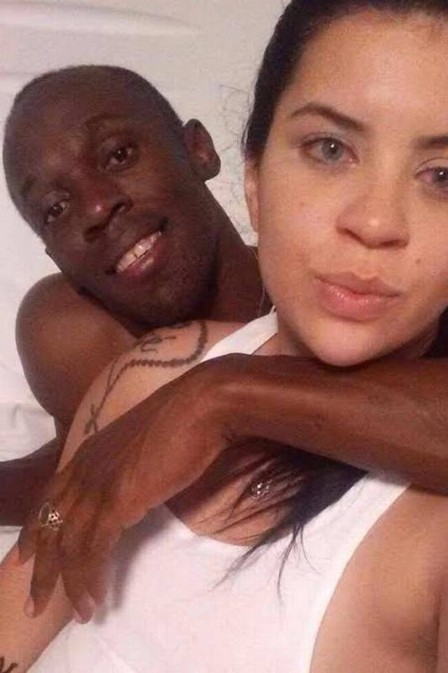 Usain Bolt and Jady Duarte