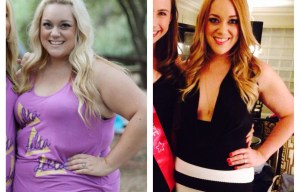 Girl too scared to go to the beach because of her weight loses SEVEN STONE