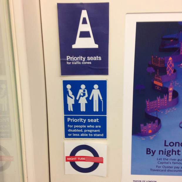 Night Tube stickers