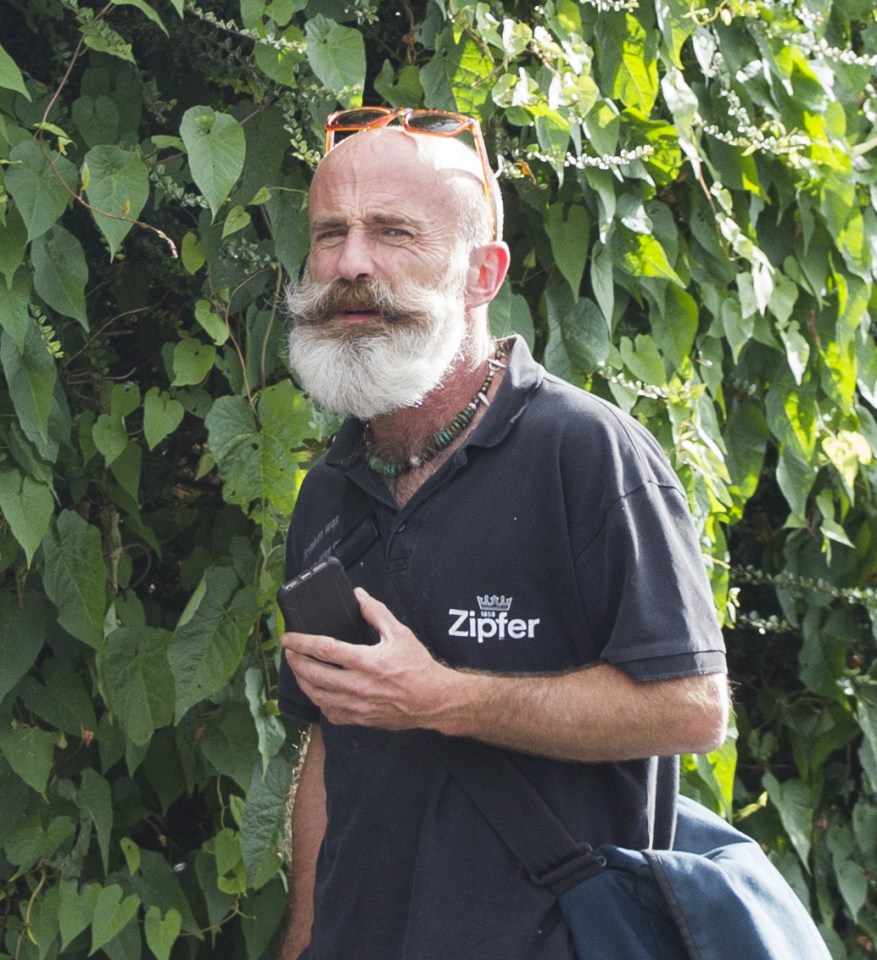 Mannion, pictured more recently with a beard, is now refusing to give evidence in the case despite claiming he witnessed the murder