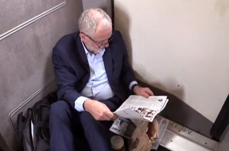 Jeremy Corbyn wanted to sit with his wife