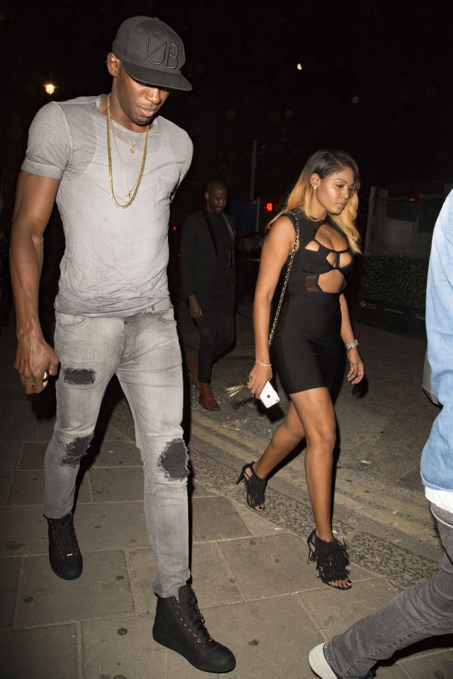 Bolt was partying the night before at Tape, amassing another huge bar bill