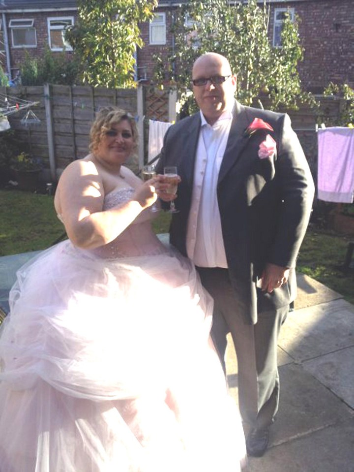 Justine and Chris ended up weighing a colossal weight of 63 stone combined