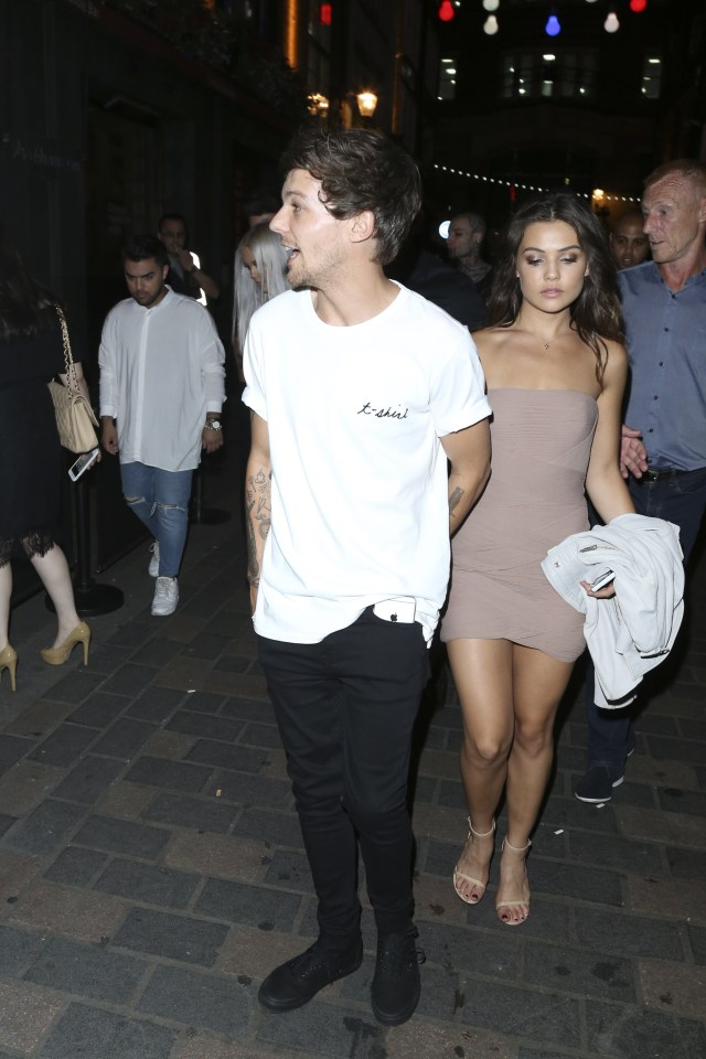 Louis Tomlinson and Danielle Campbell 