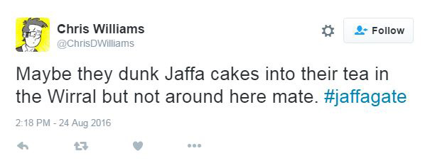 Viewers used the hashtag 'jaffagate' to discuss the furore