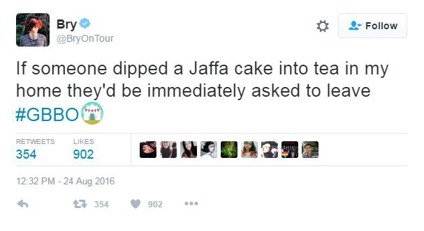 Another fan said anyone dunking a Jaffa Cake in their house would be asked to leave
