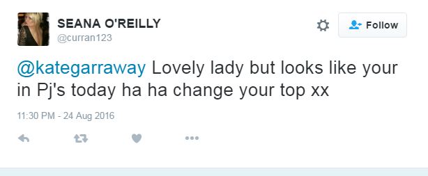 Viewers were divided over Kate's choice of top