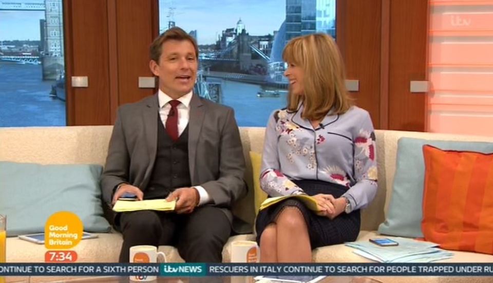 Ben's outfit also came in for criticism from one viewer