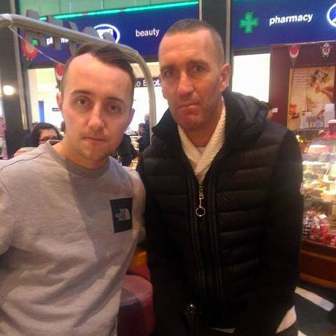 Newlands, posing with Rangers legend Fernando Ricksen, had nine months added to his sentence for the idiotic online boast