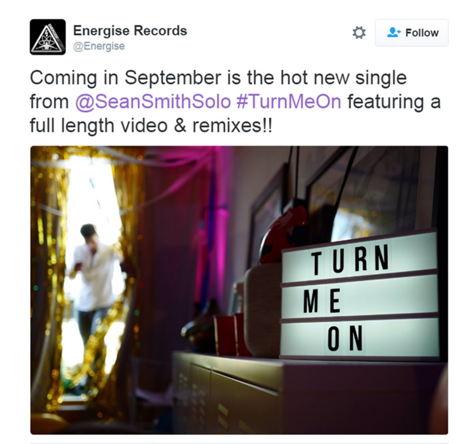 Sean announces his debut single on social media