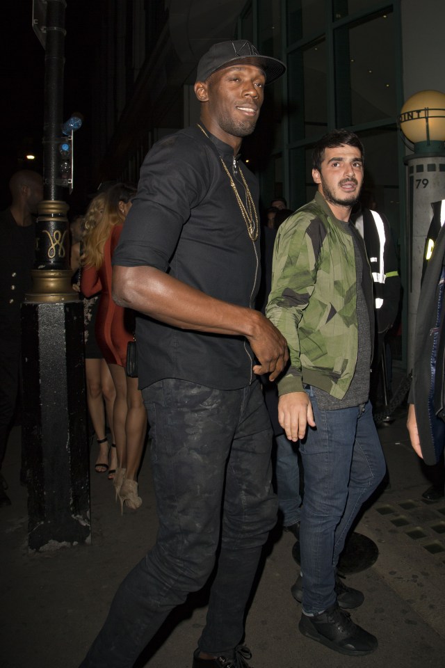 Usain Bolt All Night Party in London with his Jamaican Entourage to Project Night Club